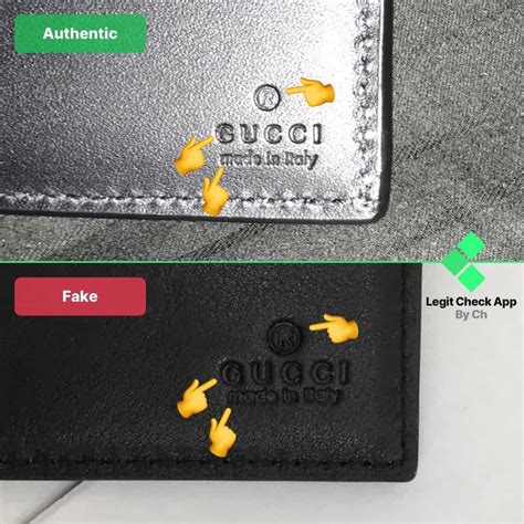 how to spot fake gucci wallet|how to spot a Gucci wallet.